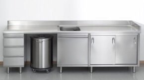 meuble de cuisine en inox page de garde
