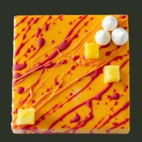Stainless steel pastry frame H 2 cm 20 x 20 cm