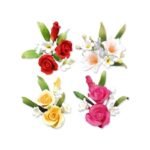 bouquet de fleur en pastillage assortiment colore 1