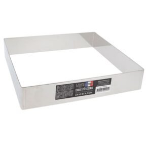 cadre a mousse inox h 45 cm 24 x 24 cm patisdecor 1