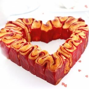 coeur a mousse inox h 45 cm l 12 cm patisdecor 2