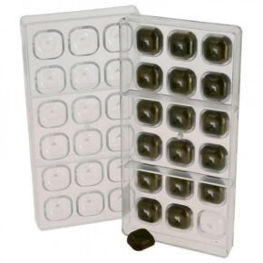 moule bonbon chocolat inj carres arrondis 18pces 1