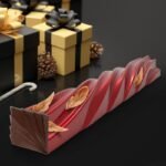 moule buche longue de noel torsadee 1
