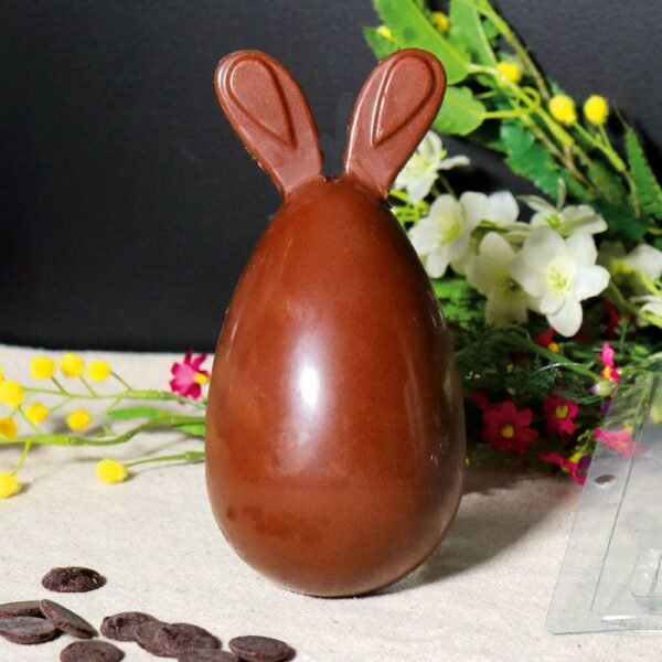 moule chocolat en 3 parties oeuf lapin patisdecor 2