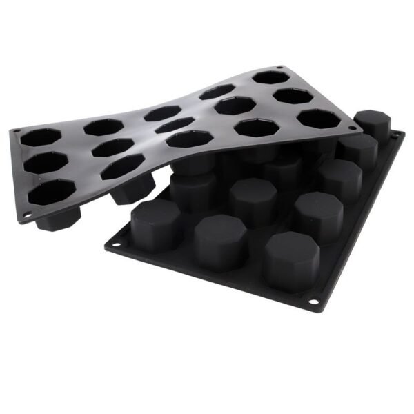 moule silicone 15 octogones 38 mm 1