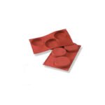 moule silicone 3 empreintes rondes o 10 cm 1