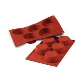 moule silicone 5 grands muffins o81 mm 1