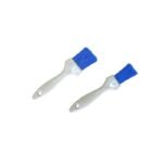 pinceau plat bleu fleure manche plastique 2