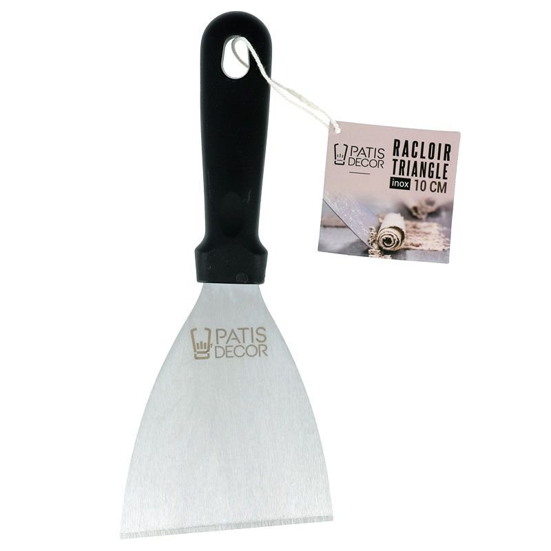 racloir triangle inox 10 cm 1