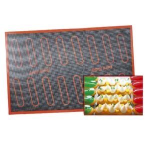tapis silicone patisserie micro perfore special eclairs 1
