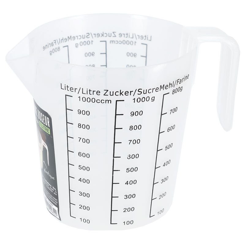 verre doseur gradue plastique 1 l 1