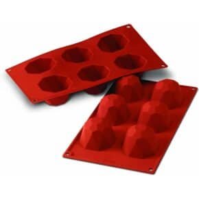Silicone mould Diamond 6 parts