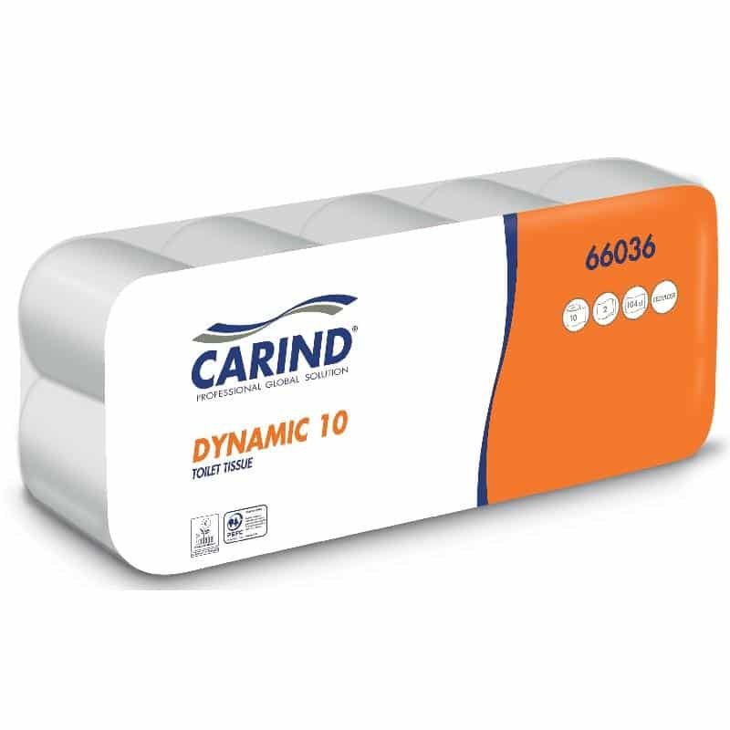 CARIND 10 ROLLS OF 2-PLY TOILET PAPER CARIND 10 ROLLS OF 2-PLY TOILET PAPER