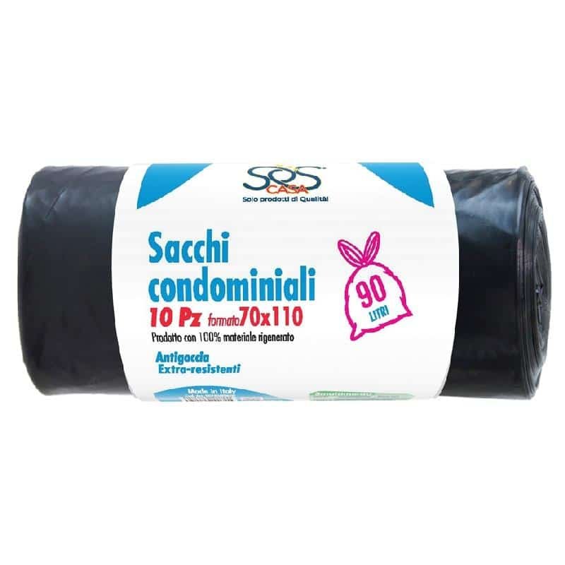 GARBAGE BAGS 70X110 BLACK HEAVY SOS 10 PIECES GARBAGE BAGS 70X110 BLACK HEAVY SOS 10 PIECES