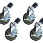 Workbench casters 4 pcs - with brakes