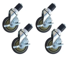 Workbench casters 4 pcs - with brakes