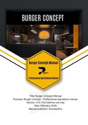 Affiche Burger Concept